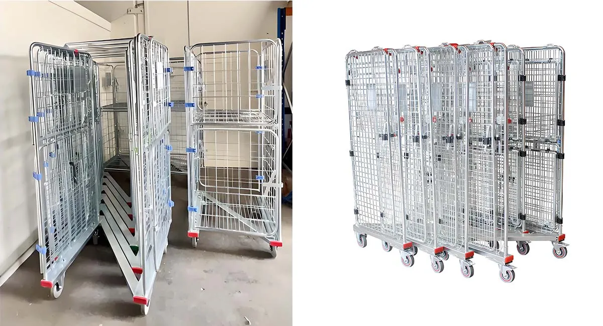 Customized Four Sided Split Gate Roll Cage